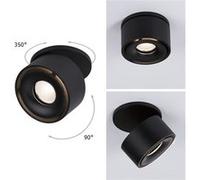 Paulmann 93370 Spircle Luminaire à LED encastrable LED LED intégrée 8 W noir (mat)