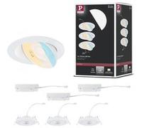3 X spot orientable à encastrer gradable - 5W - blanc - LED WhiteSelect PAULMANN