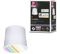 Spot encastré modulaire LED Smart Home Zigbee 3.0 Base Coin Kit de 1 rond 50mm Coin 4,9W 420lm 230V gradable RGBW+ Satiné