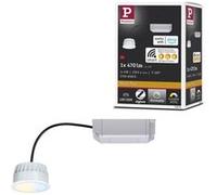 Spot encastré modulaire LED Smart Home Zigbee 3.0 Tunable White Coin Kit de 1 rond 50mm Coin 6W 470lm 230V gradable Tunable White Satiné