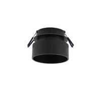 Spot Encastré Noir Aluminium Rond Ø8 Cm Petit À Poser GU10 Cuisine