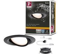 Spot encastré Nova Plus orientable IP65 rond 93mm 30° GU5,3 / GU10 max. 35W 230/12V gradable Noir mat Noir mat G