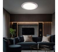 Spot Encastré Plafonnier Luminaire Encastré Rond Nickel-Mat LED Spot de Plafond