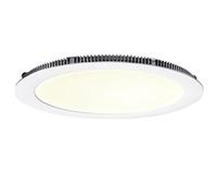 spot encastré rond - aric flat led 20 - 20 watts - 3000 degrés kelvin - blanc - aric 50105