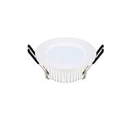 Spot encastré Rond COB, diamètre de perçage 50 mm-60 mm, Panneau LED en Aluminium, éclairage de Plafond, éclairage de vitrine, Centre Commercial, Exposition, éclairage Blanc-Blanc