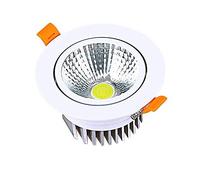 Spot encastré Rond réglable pour Plafond, Anti-éblouissement, Grille Commerciale, Panneau encastré, luminaire pour présentoir de Bijoux, Bureau, Centre Commercial, Spot encastré
