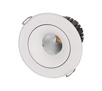 Spot encastré Ultra Fin Rond à LED 10 W, éclairage Commercial, Grille, éclairage encastré, Anti-éblouissement, pour Armoire, Bureau, allée, plafonnier avec Pilote
