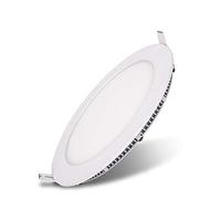 Spot encastré Ultra Fin Rond encastré LED Haute luminosité Spots encastrés en Aluminium Blanc Grille Panneau Plafonniers Projecteur de Mode européenne Bureau Centre Commercial Plafond Plat La