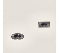 TechBrey Spot Extérieur Carré Inox Encastrable au Sol pour GU10 Argenté Argenté G