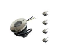 Spot Extérieur Encastrable LED IP65 220V Sol 3W 45° - Pack de 5 - Blanc Neutre 4000K - 5500K - SILAMP