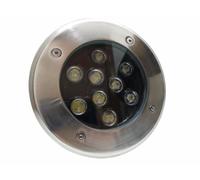 Spot Extérieur Encastrable LED Sol 9W IP65 60° - Blanc Neutre 4000K - 5500K