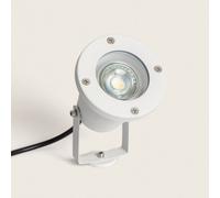 Spot Extérieur Gu10 Aluminium Avec Piquet Begira Blanc