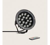 Spot Extérieur LED 18W RGB Colmar sur Piquet