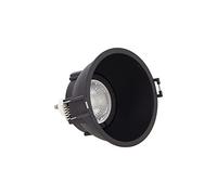 Xanlite - Spot GU10 50W 2700K Rond profond Noir IP20 - SP50RPN NOIR