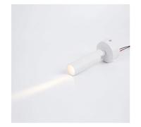 Spot industriel à faisceau étroit 8°/15°/24°, 3 W, 5, montage en surface, for éclairage de tableau, musée, bijouterie Résistance à la Corrosion(White 65mm,8 degree,5W 3000K)