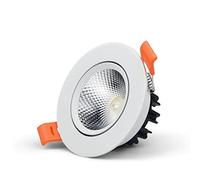Spot LED 110V 220V Aluminium Cool Panel light LED Down Light Plafonnier Encastré Lampe Spot 3W 5W 7W 9W 12W 15W 18W,Blanc naturel,5w