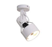Spot Led 40 W Pour Intérieur Et Extérieur, Plafonnier Moderne Orientable À 360°, Idéal Pour Chambre, Escalier, Salon, Couloir, Applique Murale Intérieure, Aluminium, Noir 4000 K/Blanc 4000 K/Blanc 3