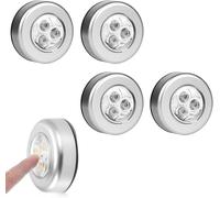 Spot Led Autocollant, Lampe Adhésive Sans Fil, Veilleuse À Piles Pour Escaliers, Placard, Armoire, Couloir (Sans Batterie) (4)