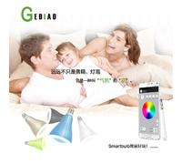 Spot Led Avec Haut Parleur Hi Fi Bluetooth, Couleur: Bleu