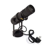 Spot LED blanc 15 W - Réglable - Pare-soleil rotatif - Lumière publicitaire - Éclairage de scène - Effet lumineux pour mariage, discothèque, fête, théâtre