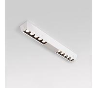 Spot LED Blanc pour Plafond, éclairage linéaire en saillie, boîtier en Aluminium, Spot directionnel à Longue Bande Blanc Chaud 3 000 K, plafonniers de Couloir
