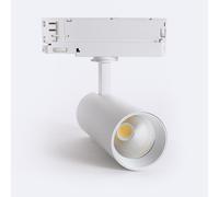 Spot Led Carlo 20w Pour Rail Triphasé No Flicker Blanc Blanc Neutre 4000k