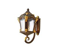 Spot LED carré d'extérieur en Aluminium moulé en Forme de Lion, Verre, cuivre brossé