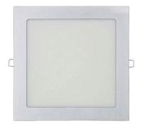 Spot LED carré EDM - 22cm - 20W - 1500lm - 4000K - Cadre chromé - 31585