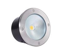 Spot LED COB encastrable au Sol, éclairage d'extérieur, étanche IP66, AC85-110 V, pour Jardin, Cour, Arbre, allée, marches (Bleu 15 W)