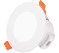 Spot LED de plafond petit super plat encastré 5W 450Lm étanche adapté à la salle de bain blanc chaud dimmable