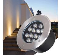 Spot LED d'extérieur encastré dans Le Sol, étanche IP66, éclairage paysager enterré, AC85-110 V, pour allée, terrasse, Jardin, pelouse, allée (Vert 1 W)