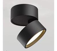 Spot LED d'intérieur 10 W Downlight 360 ° Spot de plafond réglable Luminaire monté Applique murale ou spot en aluminium, Lustres modernes