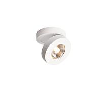Spot LED d'intérieur 355 ° Downlight de Plafond Réglable Style Nordique Monté en Surface 3W/5W/7W Éclairage LED Applique Murale en Aluminium ou Spot 3000K Lumière Chaude (Couleur : Blanc, Taille :