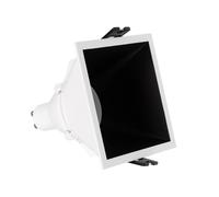Spot Led Downlight Carré Gu10 6w Coupe 85x85mm Faible Ugr Pc No Flicker 4000k Noir Blanc Neutre
