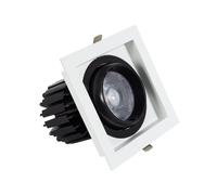 Spot LED Downlight COB Carré Orientable 360º Expert Color No Flicker CRI90 18W
