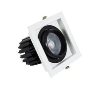 Spot LED Downlight COB Carré Orientable 360º Expert Color No Flicker CRI90 18W