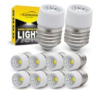 Spot LED E27 3W dimmable, 6000K blanc jour COB céramique pour étagères