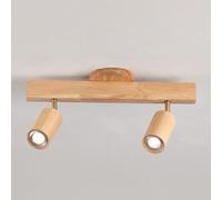 Spot LED en Bois, plafonnier orientable, luminaire sur Rail, Applique Murale pivotante, projecteurs directionnels, Lampes Aent pour Cuisine, Chambre, Salon, Bar