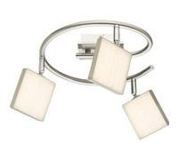 Spot led en nickel mat 18,8x28x28cm globo lighting 56126-3 nickel mat G