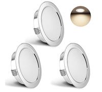 Spot LED Encastrable 230V 3W 4000K IP44 Spotsplafond 55-58mm 3PCS Chrome