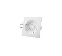 Spot LED encastrable - 5W - 380lm - 3200K - Cadre blanc - 31656