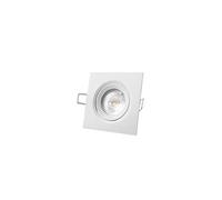 Spot LED encastrable - 5W - 380lm - 6400K - Cadre blanc - 31655