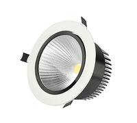 Spot LED encastrable Blanc Nordique 3/7/12/20 W COB, éclairage Rond Moderne pour Couloir, allée, Panneau d'éclairage en Aluminium pour la Maison, luminaire décoratif Commercial encastré.