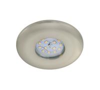 LED Spot Mat Nickel Plastique IP65 Intérieur Ø9 , 3 x 4,2cm 400lm Blanc Chaud