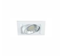 Spot LED encastrable carré orientable Dimmable 8W IP44