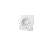 Spot LED encastrable EDM - 5W - 380lm - 4000K - Cadre blanc - 31633
