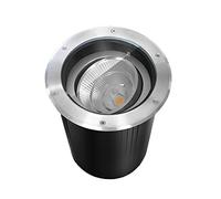 Spot LED Encastrable Exterieur Spot Terrasse Exterieur Encastrable Angle D'éclairage Réglable COB Acier Inoxydable 304 IP67 Étanche pour Jardin Pelouse Mur de Pierre Terrasse