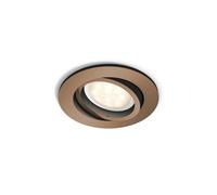 Spot LED encastrable LED intégrée Philips Lighting Shellbark 5020105P0 blanc chaud 4.5 W cuivre