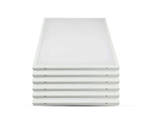 Spot LED encastrable plat Panneau LED encastrable carré Spot de plafond LED blanc, aluminium, 36W 4320lm blanc lumière du jour, LxLxH 59,5x59,5x3,3 cm, 6 pièces