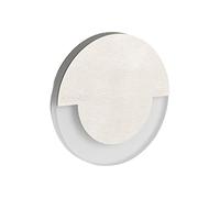 Spot LED encastrable pour interrupteur 60 mm en acier - Spot décoratif encastrable pour escalier - Éclairage d'escalier - Spot LED (blanc chaud)